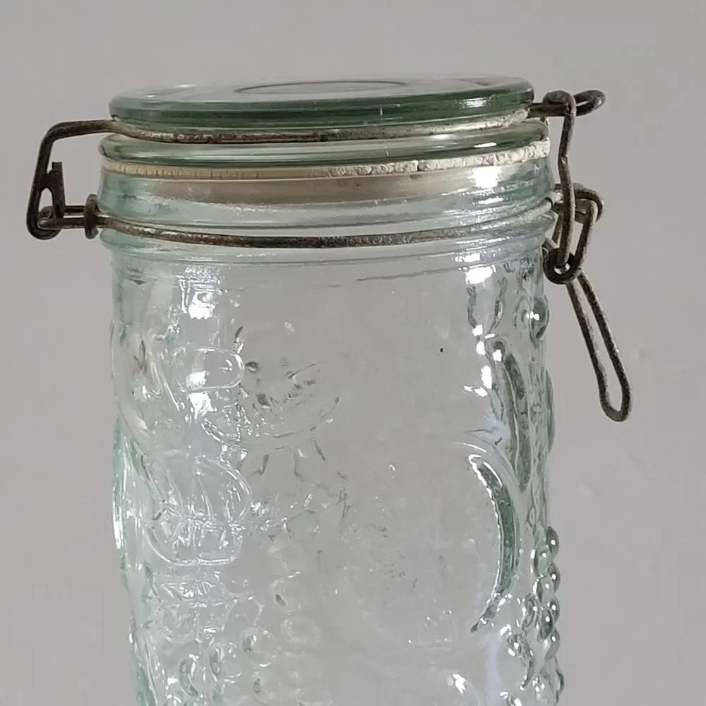 Charming Fruit Texture Glass Jar - 10